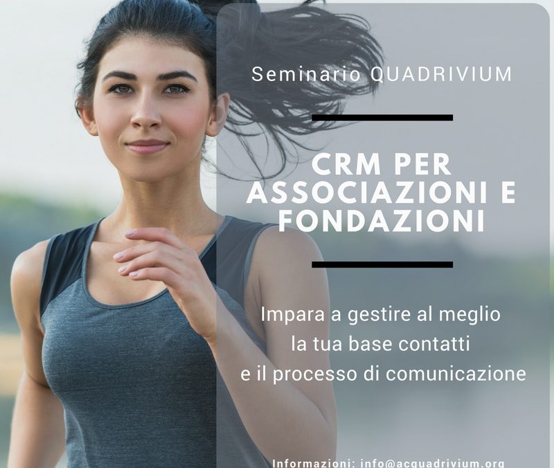 Seminario – CRM per il Terzo Settore