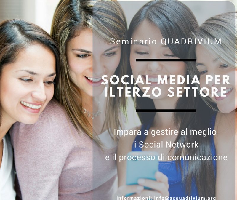 Seminario Social Media per il Terzo Settore